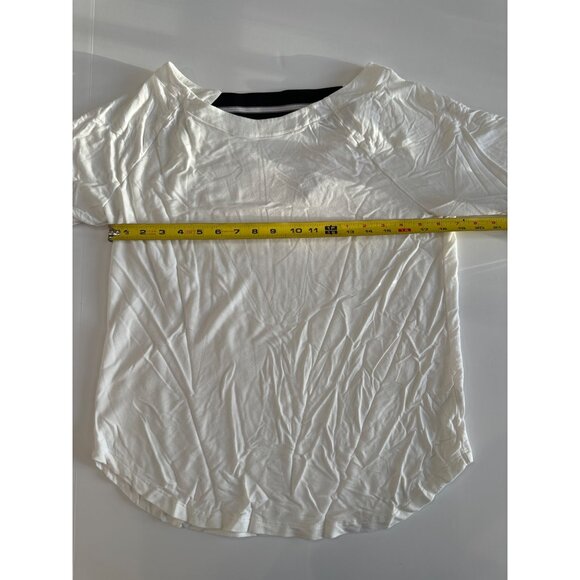 Cabi Womens Long Sleeve Top With V-Back & Contrast Stripe Detail M - Picture 6 of 9